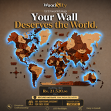 Load image into Gallery viewer, 3D Wooden World Map Multicolor