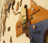 Load image into Gallery viewer, Set of Flags Push Pins for Wall Map